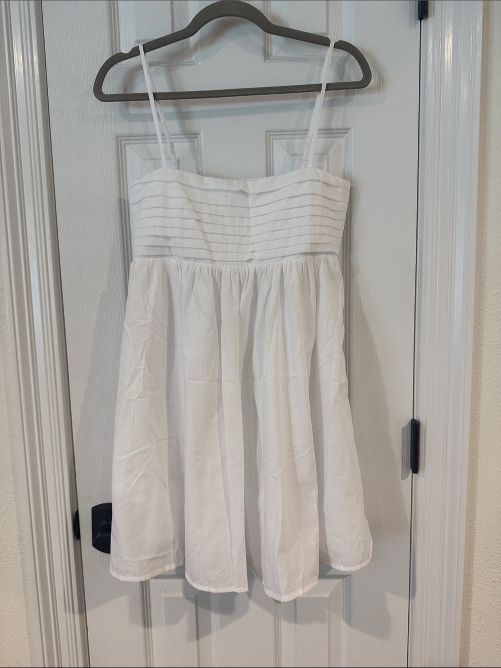 Blue Rain by Francesca’s White Spaghetti-Strap Mini Dress